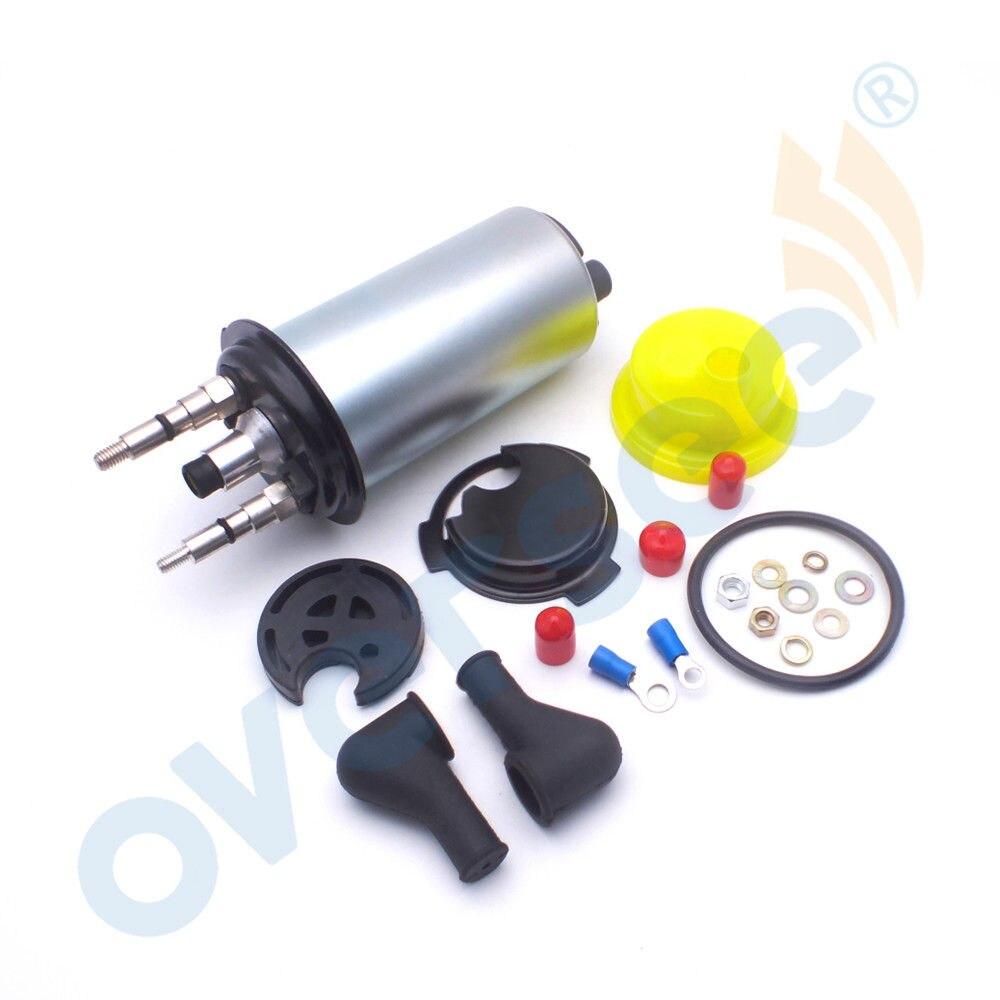Oversee Marine 808505T01; 809088T; 827682T Fuel Pump With Filter Replacement For Mercury Yamaha Outboard Engine Top Real
