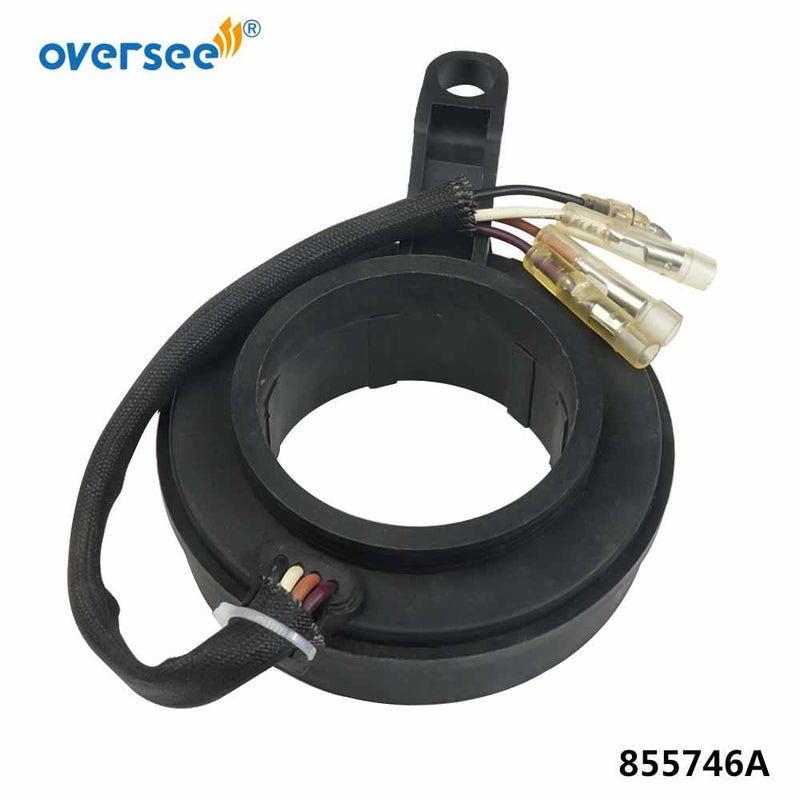 Oversee Marine 854512T; 855746A1; 855746A12 Trigger Replacement For Mercury 50HP 55HP 60HP 75HP 90 HP 3Cyl Outboard Engine Top Real