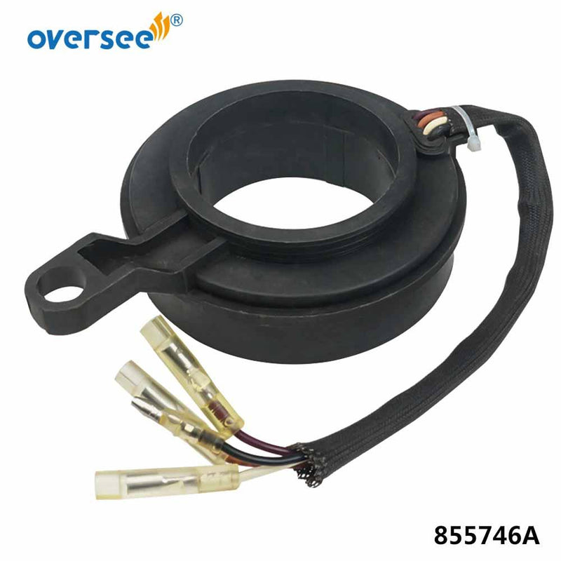 Oversee Marine 854512T; 855746A1; 855746A12 Trigger Replacement For Mercury 50HP 55HP 60HP 75HP 90 HP 3Cyl Outboard Engine Top Real