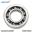 Oversee Marine 93306-206U5-00 Bearing Replacement For Yamaha 85HP 90HP Outboard Engine Top Real
