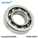Oversee Marine 93306-206U5-00 Bearing Replacement For Yamaha 85HP 90HP Outboard Engine Top Real