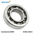 Oversee Marine 93306-206U5-00 Bearing Replacement For Yamaha 85HP 90HP Outboard Engine Top Real