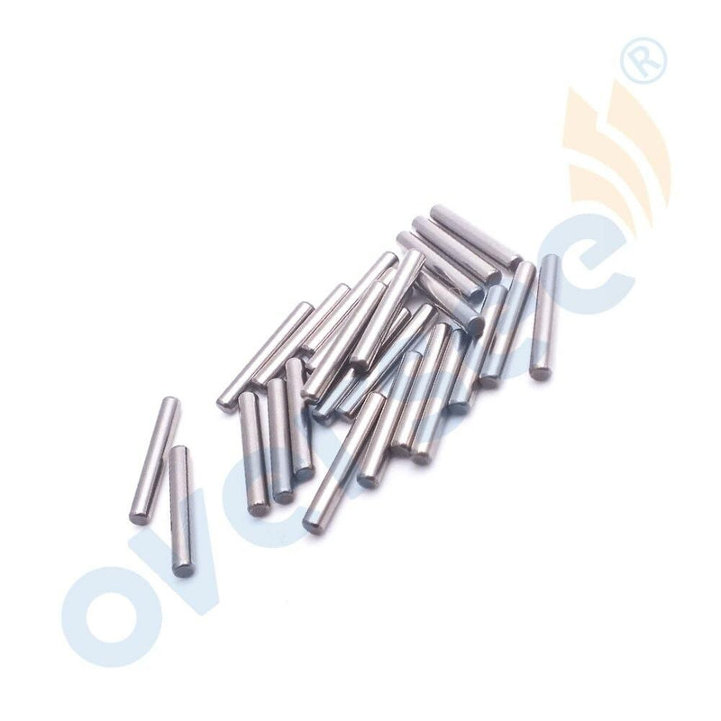 Oversee Marine 93602-14104 Bearing Dowel Pin 25pcs/pack Replacement For Yamaha Parsun Hidea 9.9HP 15HP 2 Stroke Outboard Engine Top Real